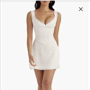 House of CB Tilly Pintuck Mini Dress